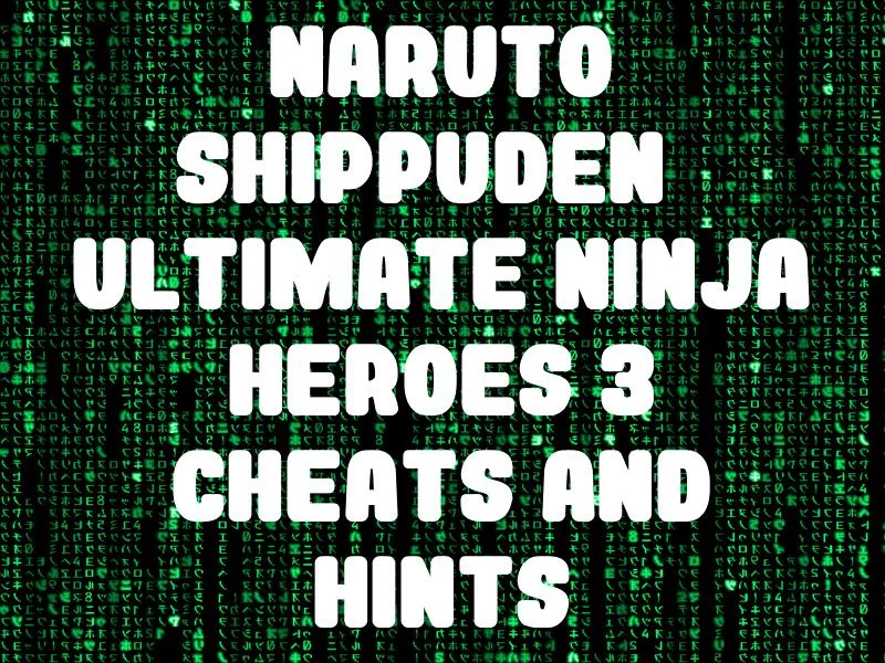 Free Download Naruto Shippuden Ultimate Ninja Heroes 3 Passwords For Wallpapers Page 968591 (800 x 600)