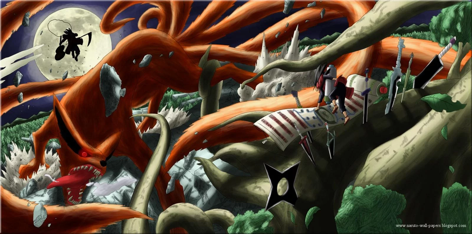 Free Download Naruto Shippuden Vs Bleach Wallpaper Page 976550 (1600 x 793)