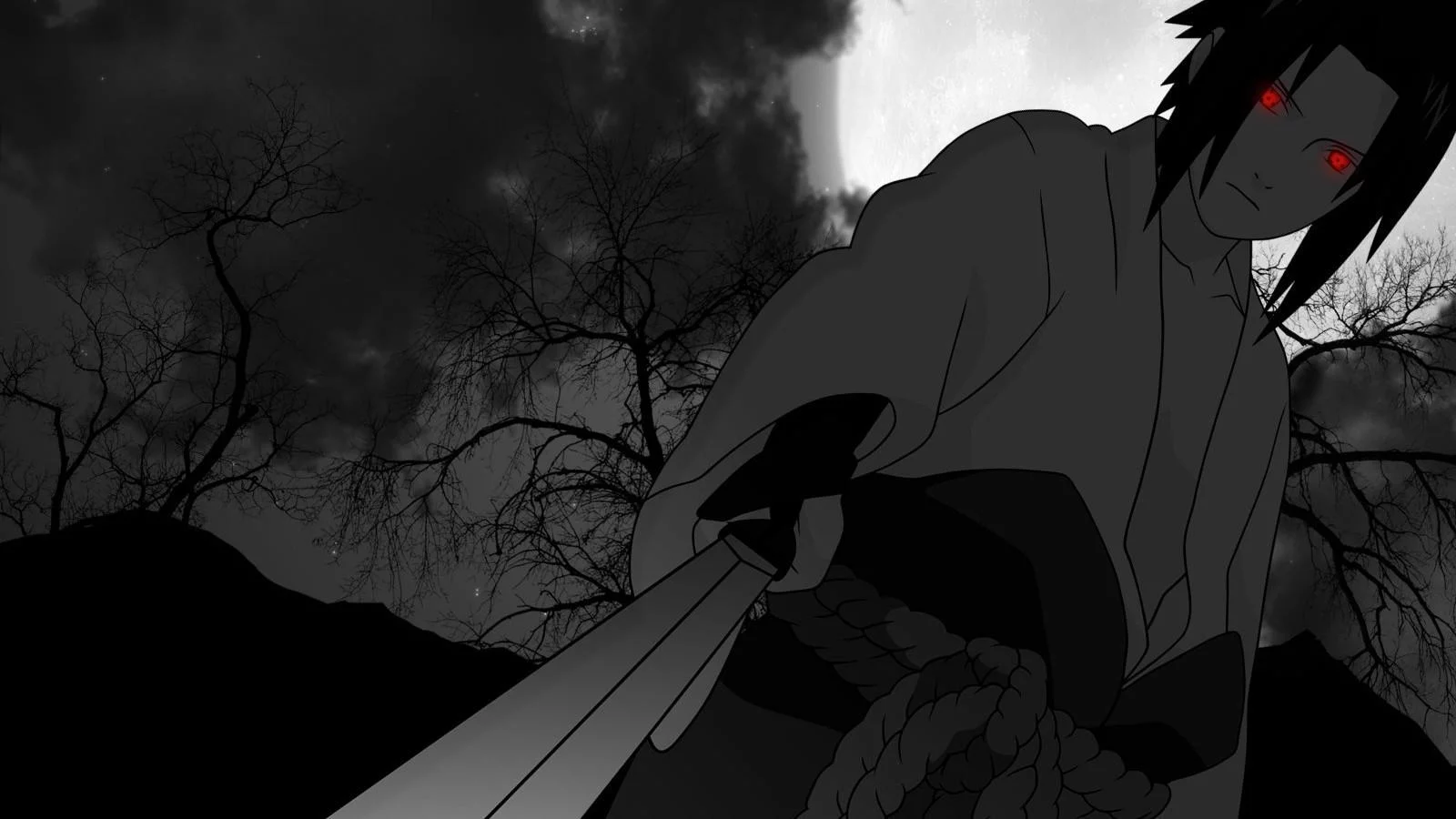 Free Download Naruto Shippuden Wallpaper Sasuke Sharingan Page 978160 (1600 x 900)