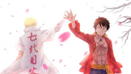 Naruto And One Piece Wallpaper