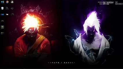Naruto And Sasuke Animated Wallpaper