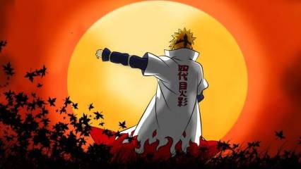 4k Naruto With Minatos Cloak Wallpaper