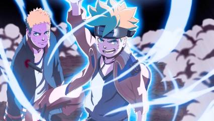Boruto Uzumaki And Naruto Uzumaki Wallpaper