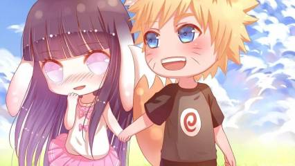 Chibi Naruto And Hinata Wallpaper