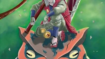 Epic Sage Naruto On Toad Wallpaper