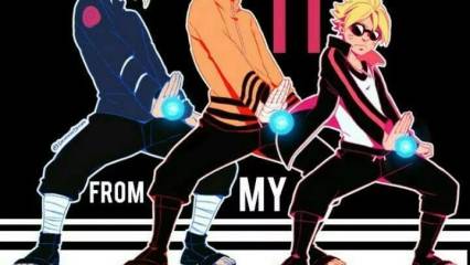 I Got It From My Daddy Naruto Wallpaper