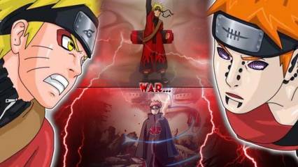 Kyuubi Naruto Vs Pain Wallpaper
