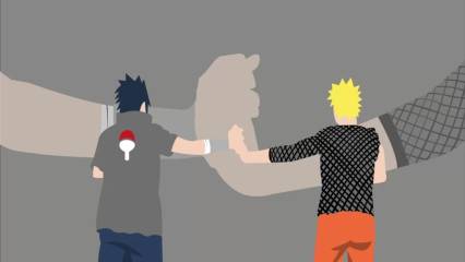 Naruto And Sasuke Hand Sign Wallpaper