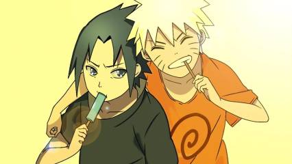 Naruto And Sasuke Kid Hd Wallpaper