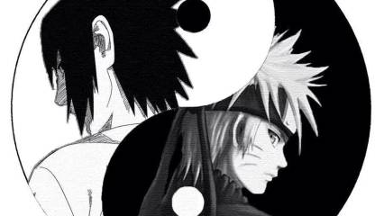 Naruto Sasuke Ying Yang Wallpaper