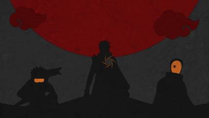 Naruto Silhouette Wallpaper Obito Madara Sauske Naruto