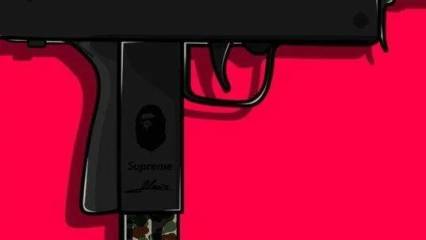 Naruto Supreme With A Gun Wallpaper