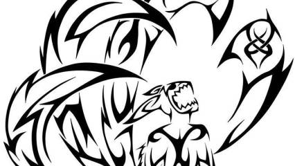 Naruto Tribal Logo Wallpaper