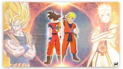 Naruto Vs Dragon Ball Wallpaper 3 Monitor