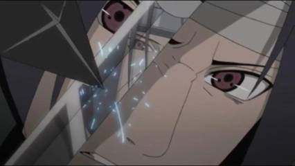 Naruto Vs Saske Wallpaper Sword Reflectio