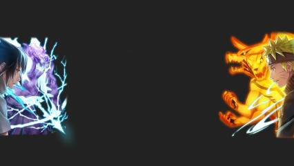 Naruto Vs Sasuke Dual Monitor Wallpaper 3840x1080