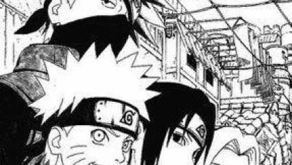 No Color Manga Naruto Wallpaper