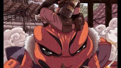Sage Naruto With The 4 Toads Wallpaper