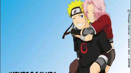 Wallpaper Naruto Love Sakura